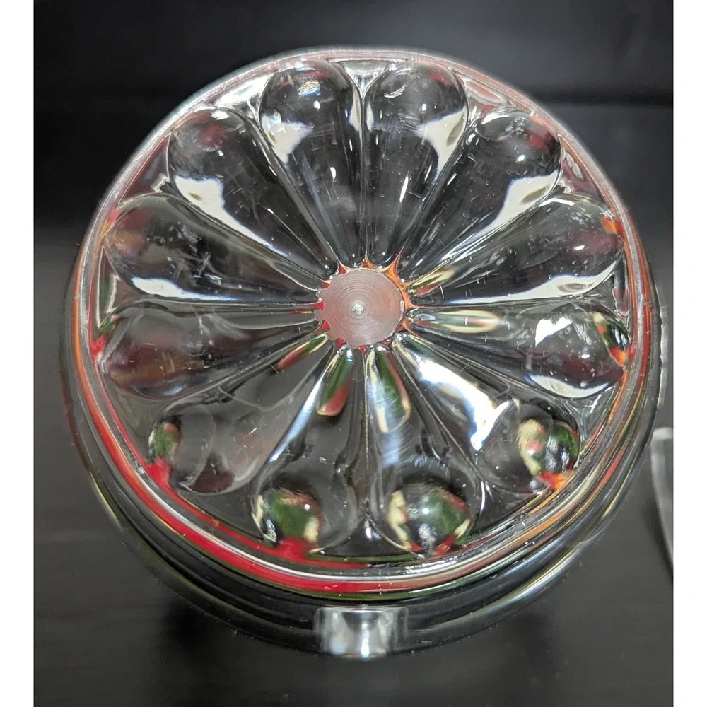 Vtg Epicurean Europe Limited Acrylic Jam‎ Pot W/Lid (Mixed Berry) & Spoon NWB